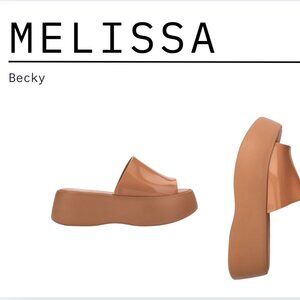 Melissa - Platform Jelly Slides "Becky"